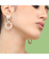 ფოტო #2 პროდუქტის Women's Textured Drop Earrings