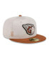 Фото #4 товара Men's Stone, Brown Cleveland Guardians 2024 Clubhouse 59FIFTY Fitted Hat