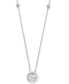 Фото #1 товара EFFY Collection bubbles by EFFY® Diamond Bezel 18" Pendant Necklace (1/2 ct. t.w.) in 14k White, Yellow or Rose Gold