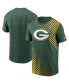 Фото #2 товара Men's Green Green Bay Packers Yard Line Fashion Asbury T-shirt