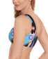 Фото #3 товара Juniors' Blooming Wave One-Shoulder Bikini Top, Created for Macy's
