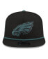 Фото #4 товара Men's Black Philadelphia Eagles Captain Snapback Hat
