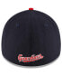 Фото #5 товара Men's Navy and Red Cleveland Guardians Home Team Classic 39THIRTY Flex Hat