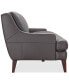 Фото #5 товара Collyn 83" Modern Leather Sofa, Created for Macy's