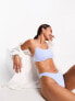 Фото #1 товара Nike Swimming Essentials sling bikini bottoms in light blue