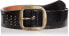 Фото #1 товара Мужской ремень черный кожаный для джинс широкий с пряжкой Diesel BRAVE CINTURA BELT Mens Genuine Leather Belt