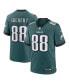 Фото #1 товара Nike Men's Dallas Goedert Midnight Green Philadelphia Eagles Team Game Jersey