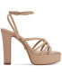 Фото #2 товара Women's Delicia Strappy Knotted Platform Sandals