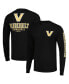 Фото #2 товара Men's Black Vanderbilt Commodores Team Stack Long Sleeve T-shirt