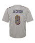Фото #2 товара Футболка для малышей Nike Lamar Jackson серого цвета Baltimore Ravens.
