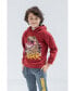 Toddler Boys Dinosaur Jurassic Park T-Rex Fleece Pullover Hoodie and Pants Outfit Set to