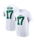 Фото #2 товара Men's Garrett Wilson White New York Jets Legacy Player Name and Number T-shirt