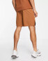 VAI21 woven short co-ord in brown