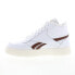 Фото #5 товара Reebok Court Advance Bold High Womens White Lifestyle Sneakers Shoes