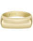 ფოტო #2 პროდუქტის Heritage D-Link Glitz Gold-Tone Stainless Steel Signet Ring