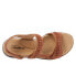 Фото #8 товара Trotters Romi Woven T2232-215 Womens Brown Wide Leather Strap Sandals Shoes 8.5