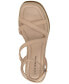 Фото #4 товара Women's Carolie Strappy Espadrille Wedge Sandals