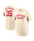 Фото #1 товара Men's Adley Rutschman Cream American League 2024 MLB All-Star Game Name Number T-Shirt