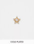 Фото #1 товара Kingsley Ryan PVD gold plated gem star labret earring