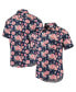Фото #2 товара Men's Navy Detroit Tigers Floral Linen Button-Up Shirt