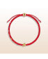 ფოტო #1 პროდუქტის Serene Soul - Chakra Red String OM Charm Bracelet