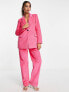 Фото #4 товара Vero Moda tailored cord suit blazer co-ord in pop pink