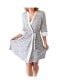 Maternity Emmaline Postpartum Robe - two belt positions