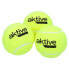 Фото #3 товара Теннисные мячи Aktive Pro 3 Предметы Жёлтый 6 штук