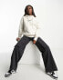 Фото #4 товара Nike Midi Swoosh phoenix fleece hoodie in light orewood brown