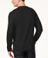 Фото #3 товара Men's Solid V-Neck Cotton Sweater, Created for Macy's