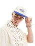 Jack & Jones 5 panel cap with embroidered logo in blue