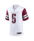 Фото #3 товара Men's Jayden Daniels White Washington Commanders 2024 NFL Draft First Round Pick Player Game Jersey