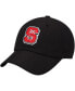 ფოტო #1 პროდუქტის Men's Black NC State Wolfpack Primary Logo Staple Adjustable Hat