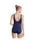 Women's Tummy Control Chlorine Resistant Soft Cup Tugless Sporty One Piece Swimsuit