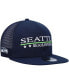 Фото #1 товара Men's College Navy Seattle Seahawks Totem 9FIFTY Snapback Hat