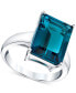 Blue Topaz Statement Ring (9-1/4 ct. t.w.) in Sterling Silver