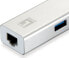 HUB USB LevelOne 1x RJ-45 + 3x USB-A 3.0 (USB-0503)