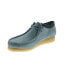 Фото #7 товара Clarks Wallabee 26162538 Mens Gray Nubuck Oxfords & Lace Ups Casual Shoes