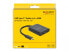 Delock 87755 - HDMI - 2x HDMI - 3840 x 2160 pixels - Black - Plastic - 4K Ultra HD