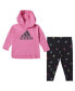 Фото #1 товара Костюм adidas Girls Hooded Printed Leggings.