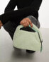 Фото #3 товара Claudia Canova mini grab bag with cross body strap in mint faux fur