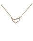 Фото #2 товара Cubic Zirconia Heart Pendant Necklace