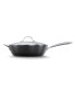 Фото #2 товара Classic Hard-Anodized Aluminum Nonstick Cookware, 12" Jumbo Fryer Pan with Lid