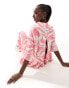 Фото #3 товара Sixth June co-ord printed shirt in pink