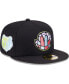 Фото #1 товара Men's Black Memphis Grizzlies Color Pack 59FIFTY Fitted Hat