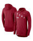 ფოტო #2 პროდუქტის Men's Crimson Alabama Crimson Tide Team Performance Long Sleeve Hoodie T-shirt