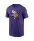 Фото #3 товара Men's Purple Minnesota Vikings Primary Logo T-shirt