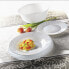 Фото #2 товара Плоская тарелка Bormioli Rocco Ebro Белый Cтекло (24 cm) (36 штук)