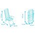 SOLENNY 5 Position Folding Armchair 114x67x63 cm