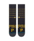 Фото #3 товара Men's Black Pittsburgh Pirates 2023 City Connect Crew Socks